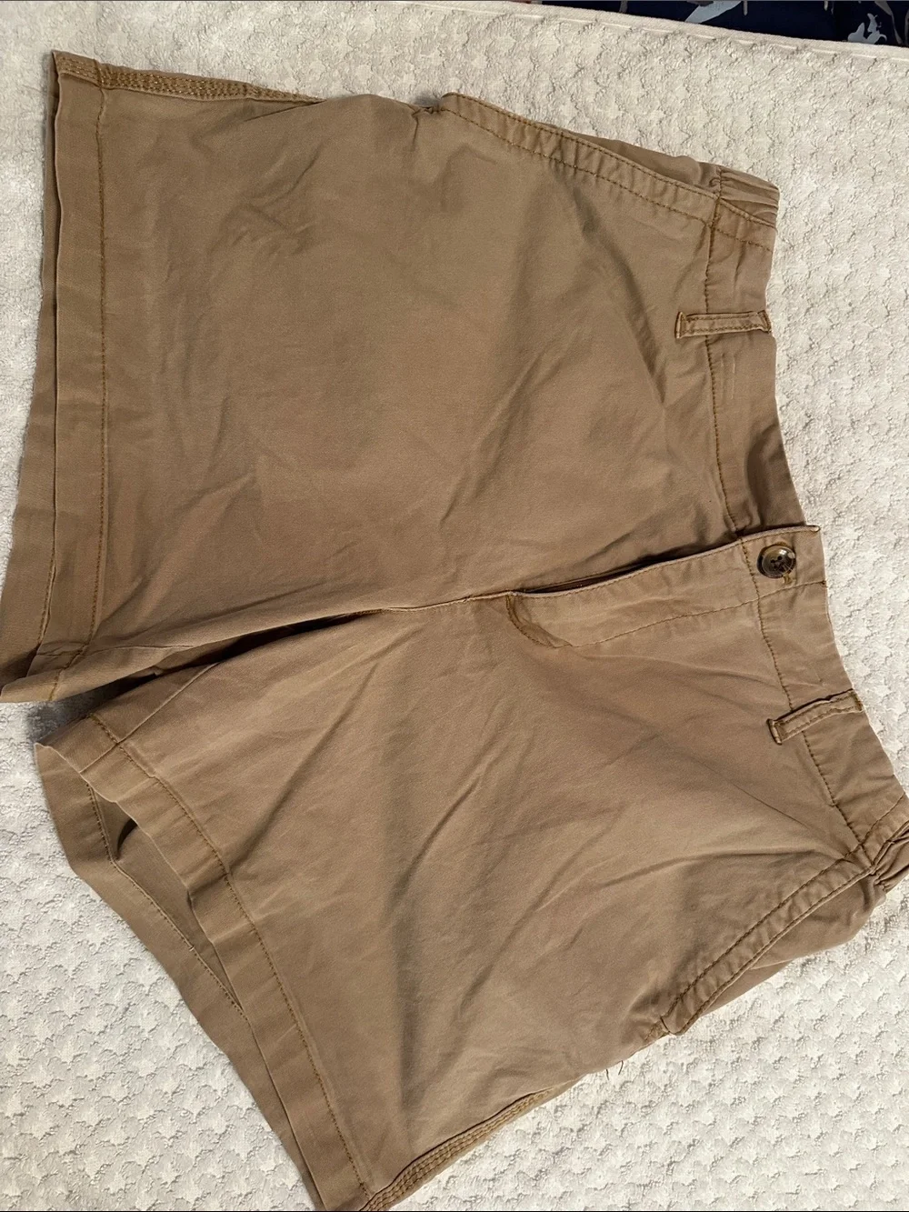 Old Navy elastic back chino shorts five pair bundle.